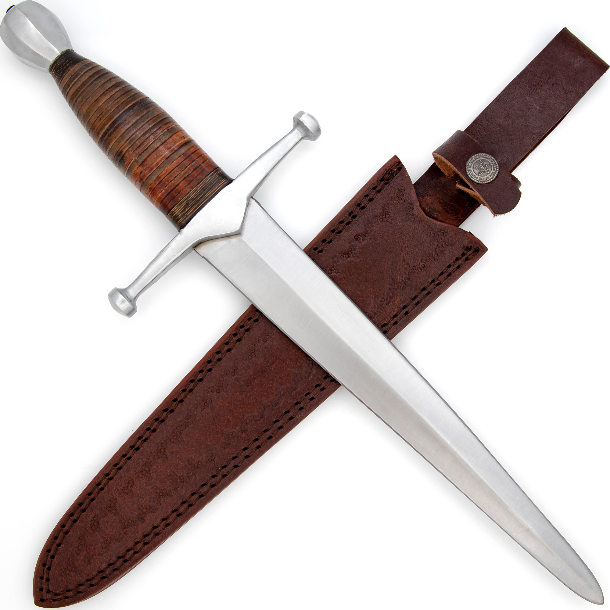 3028 King of Thieves Full Tang Carbon Steel Arming Dagger Short Sword-img-1