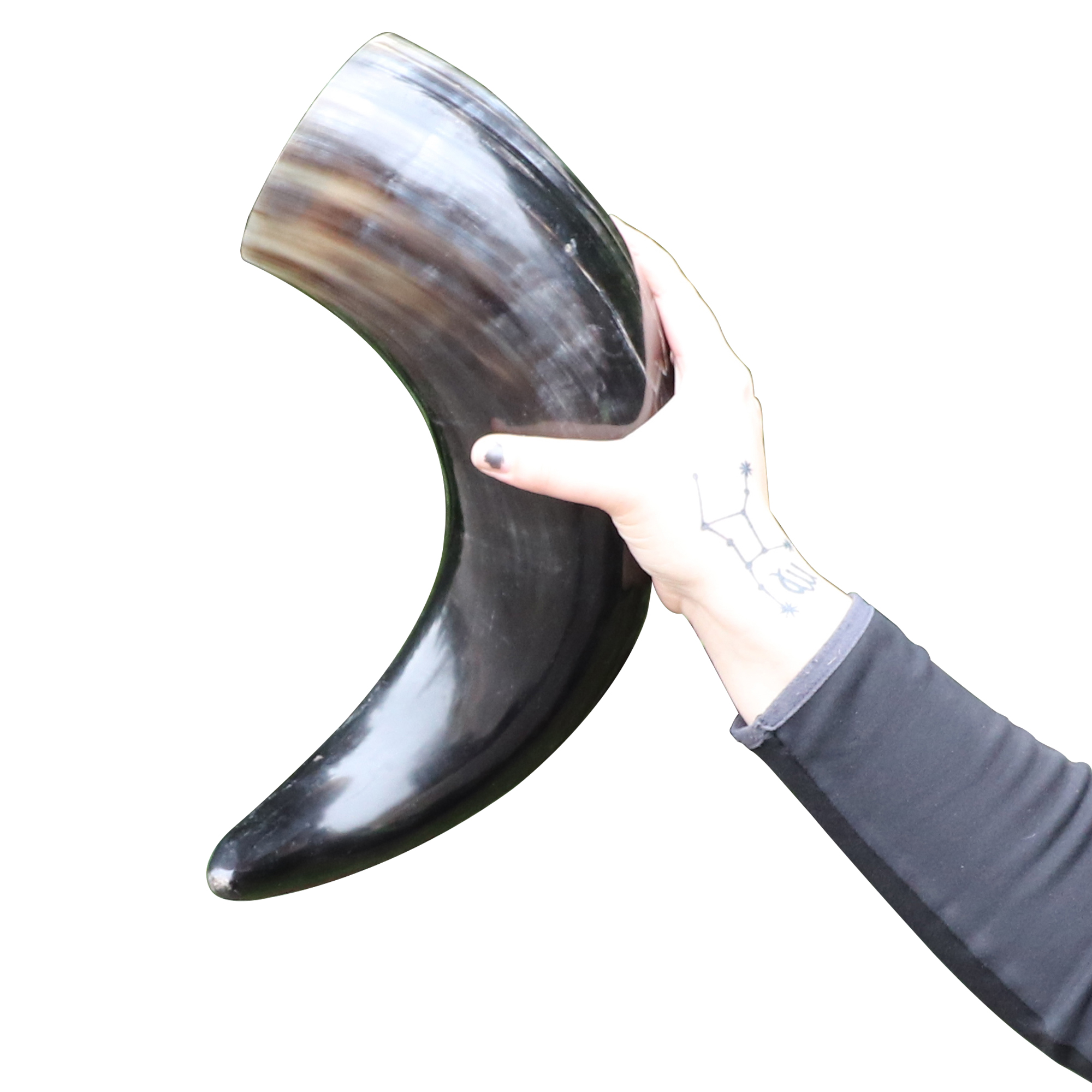 4200 Extra Large Medieval Ale Mead Drinking Horn-img-2