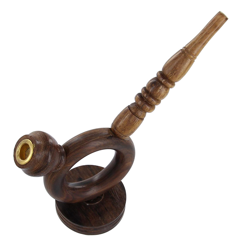 0465 Wooden House Sparrow Tobacco Pipe-img-1