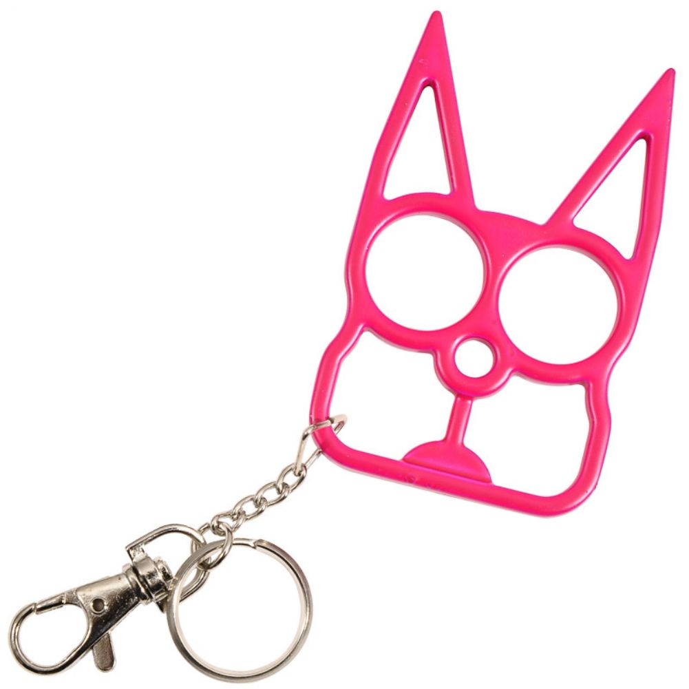 09HP Cat Self Defensive Key Chain Hot Pink-img-0