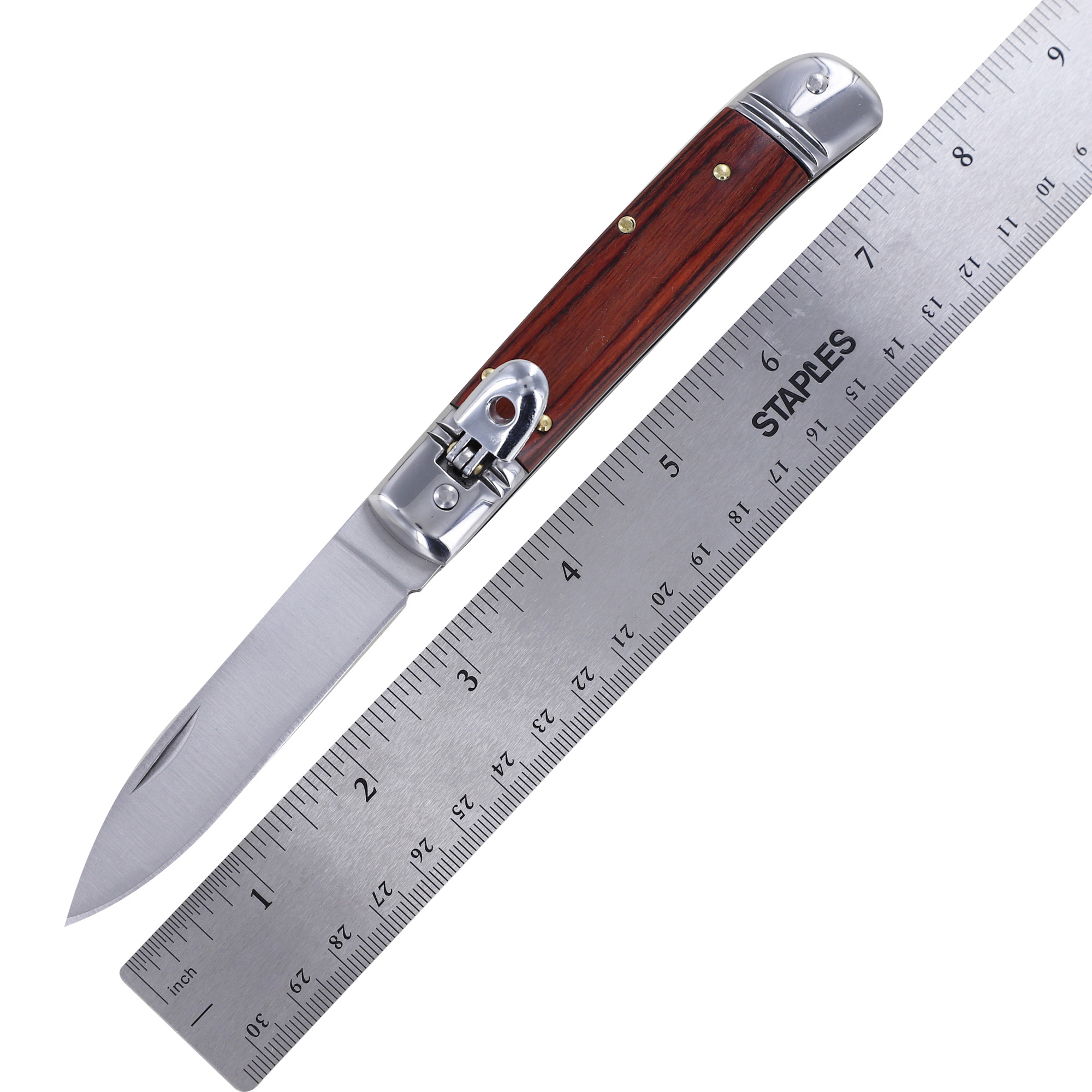 2471 Resourcefulness Lever Lock Automatic Switchblade Knife-img-2