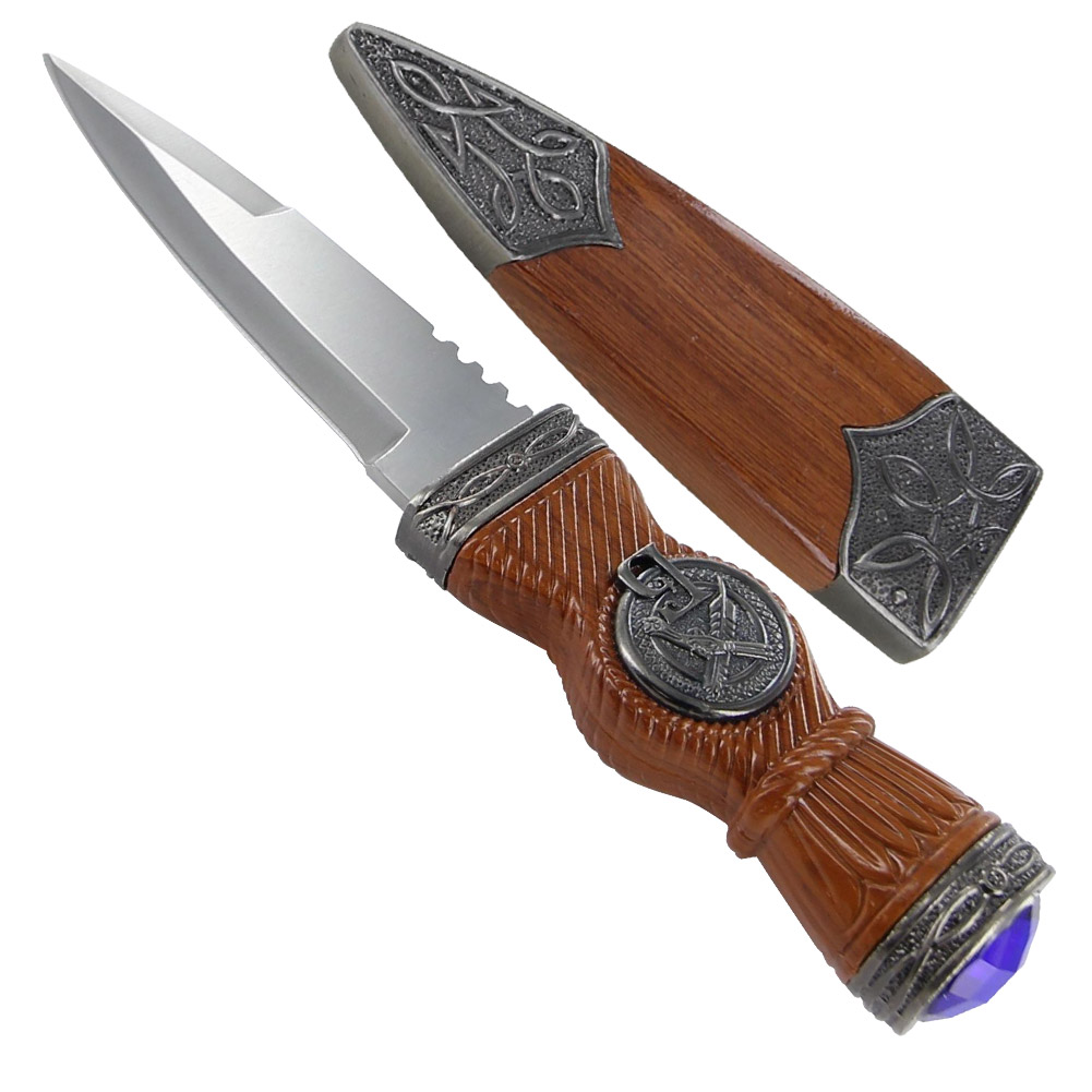 6083 Scottish Gaelic Sgian Dubh Dirk Dagger Knife-img-4