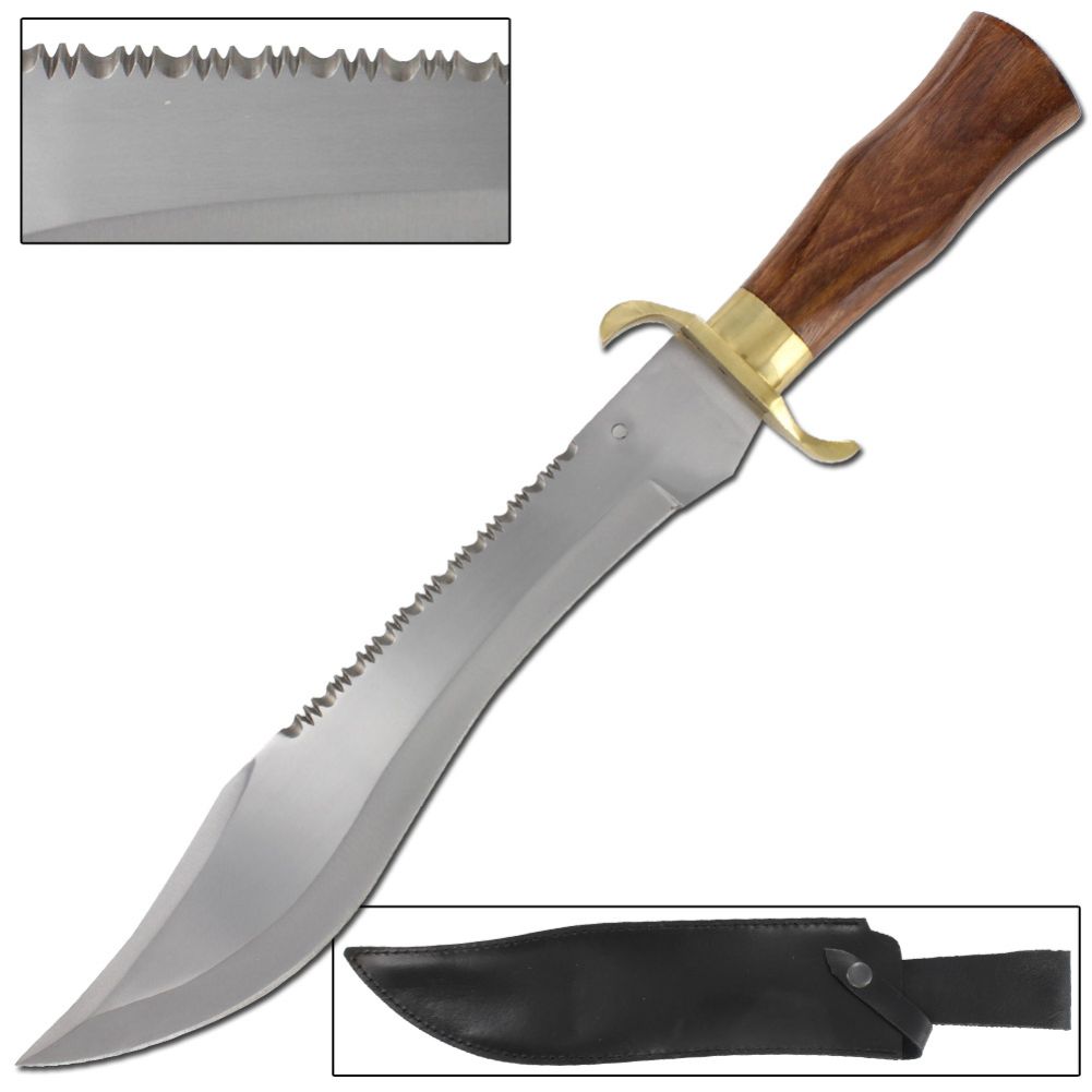 1413 Mississippi Sandbar Big Butcher Hand Forged Bowie Knife-img-0