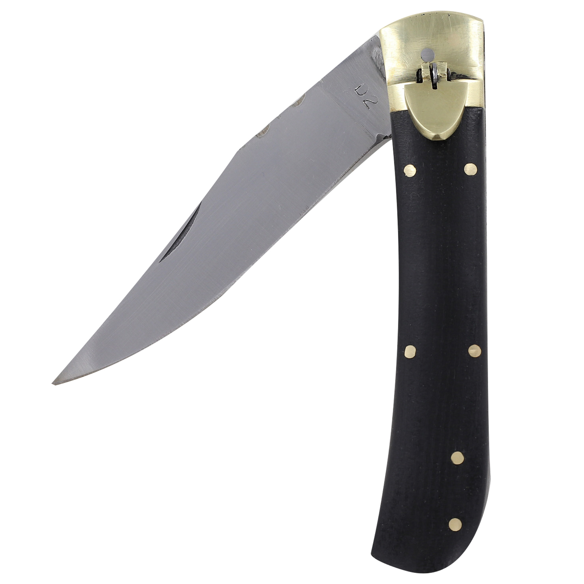 2893 Obsidian Resonating Clip Point Automatic Lever Lock Knife-img-2