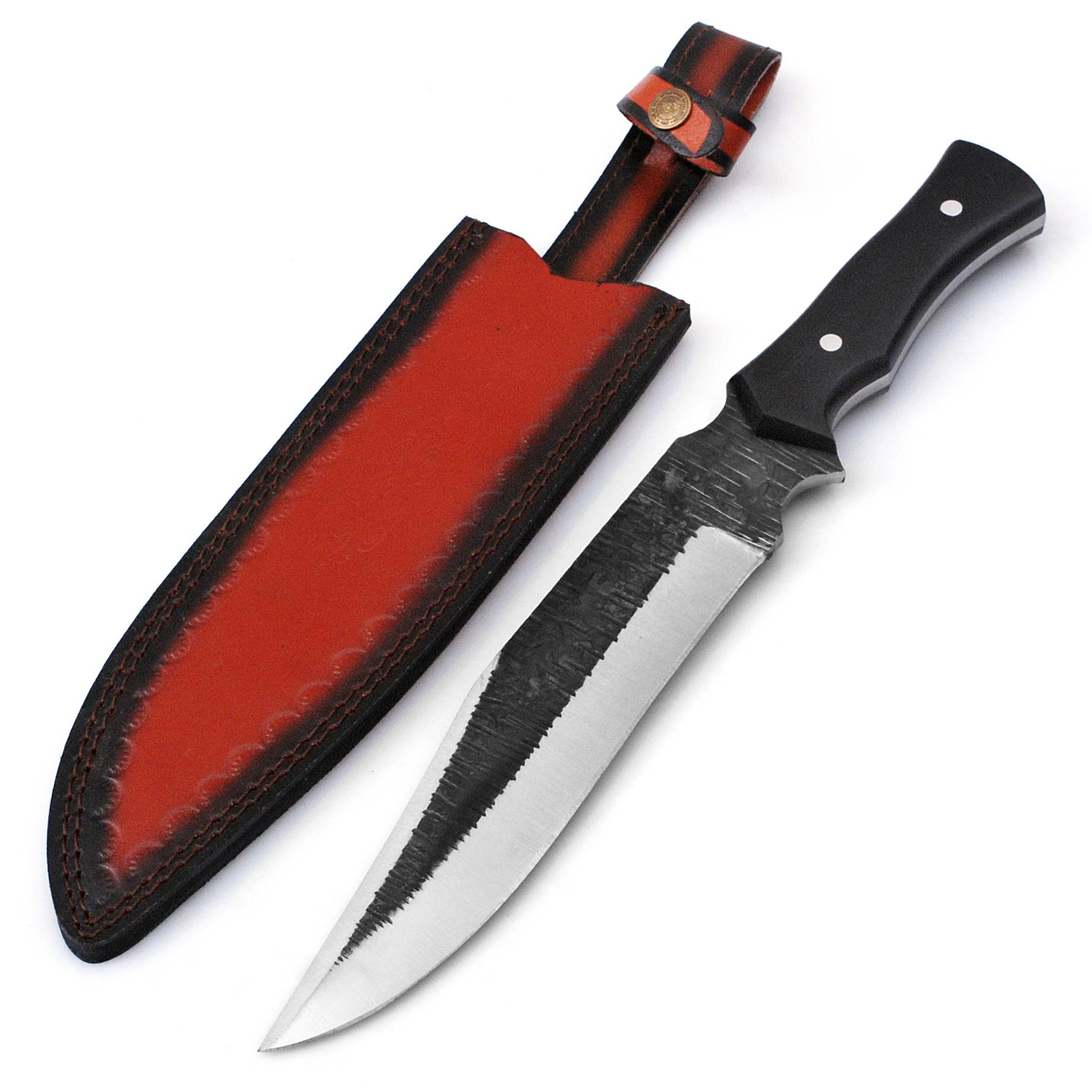 2502 Wild Hog Bowie Outdoor Hunting Knife | Micarta Handle |-img-0