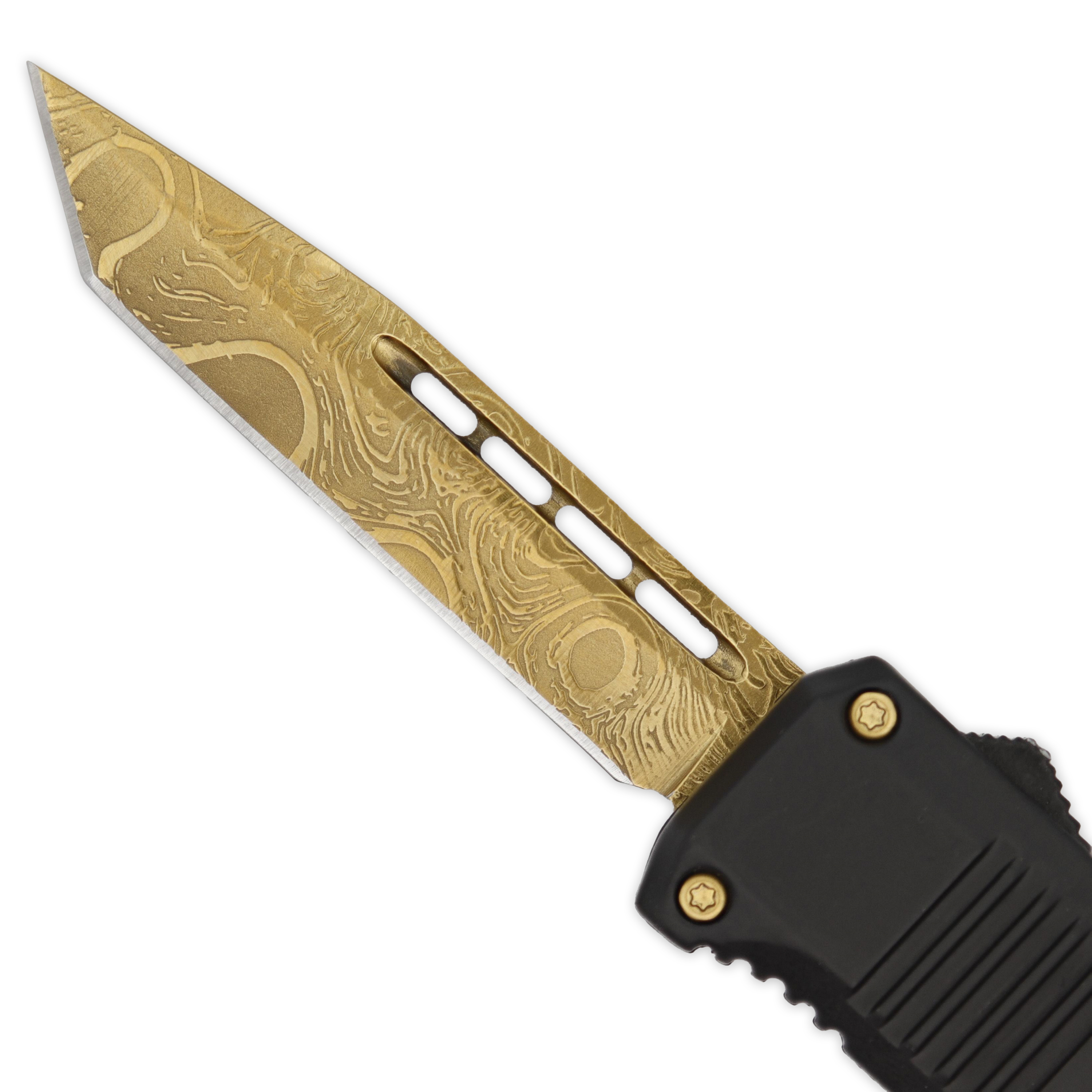 36GD Gilded Imprint Automatic OTF Out the Front Knife-img-3