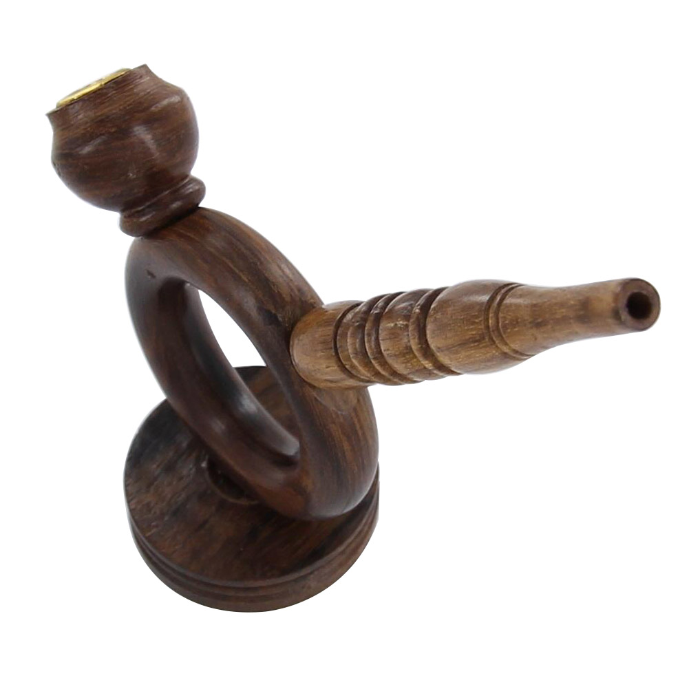 0465 Wooden House Sparrow Tobacco Pipe-img-2