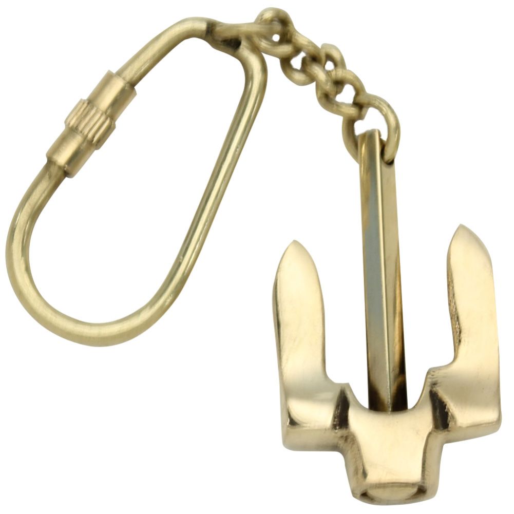1408 US Navy Stockless Anchor Keychain-img-2
