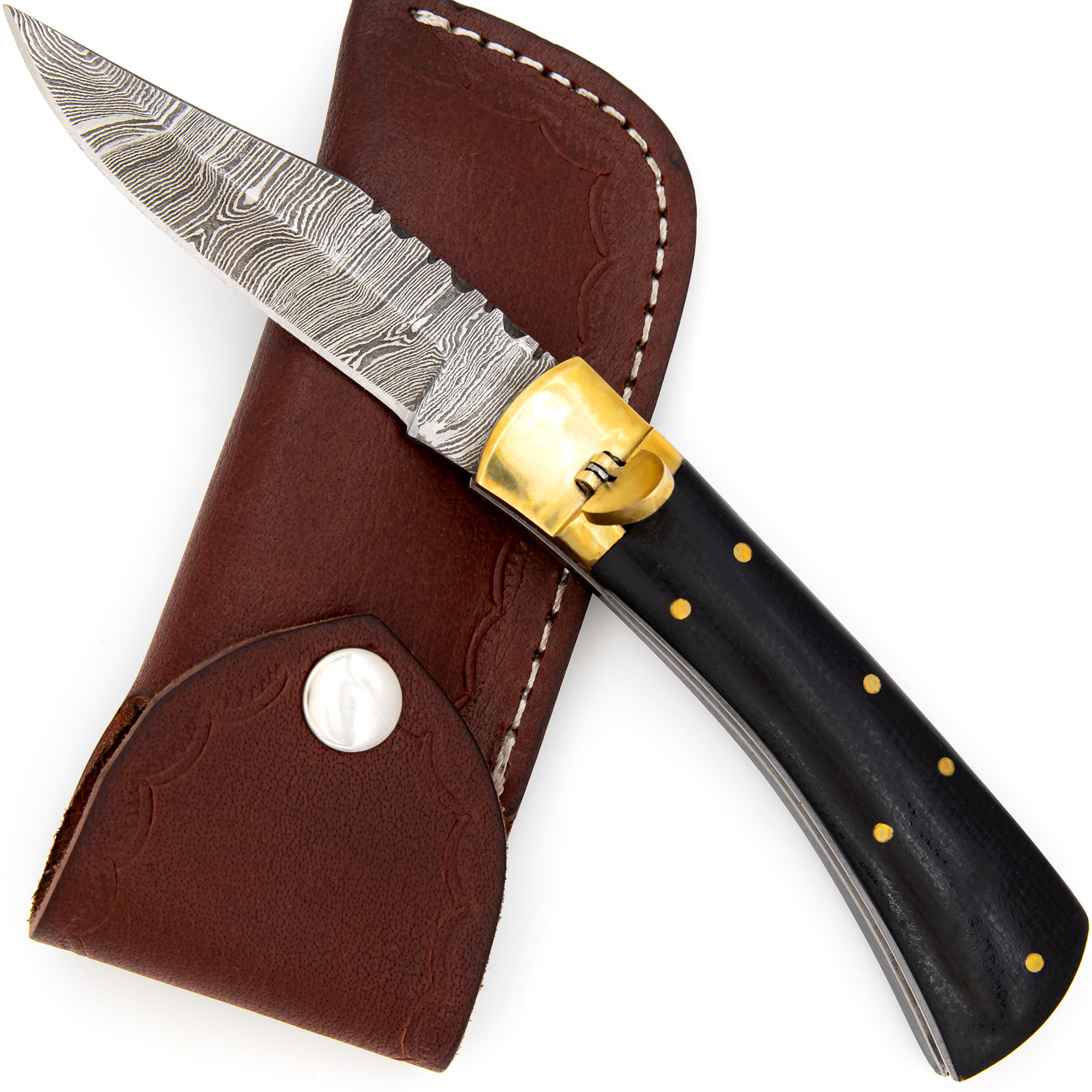 3029 Playing Dirty Turkish Clip Point Auto Switchblade Lever Knife-img-1