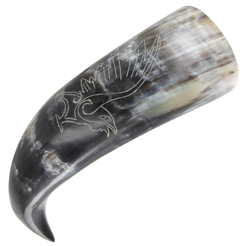 4236 Soaring Eagle Medieval Dining Hall Drinking Horn-img-1