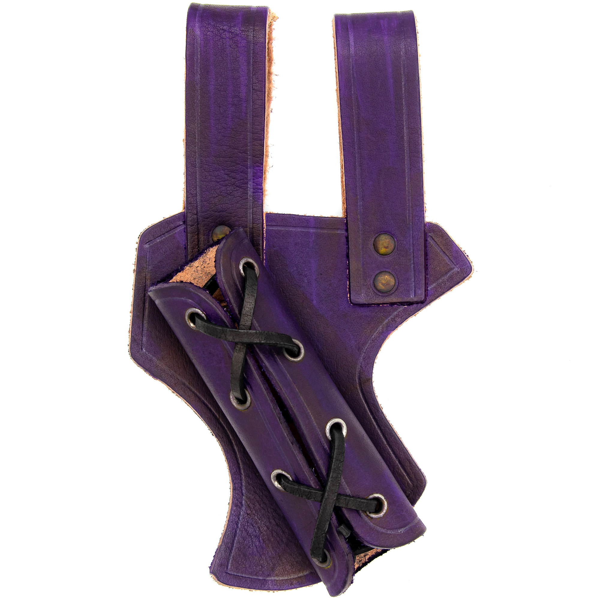 RPLE Right-Hand Medieval HawkSword Dagger Weapon Frog Costume Access Purple-img-0