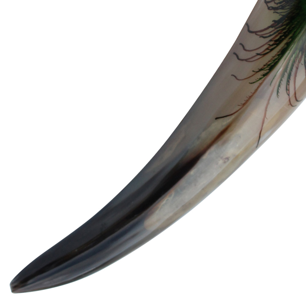 4258 Medieval Peacock Feasting Horn-img-3