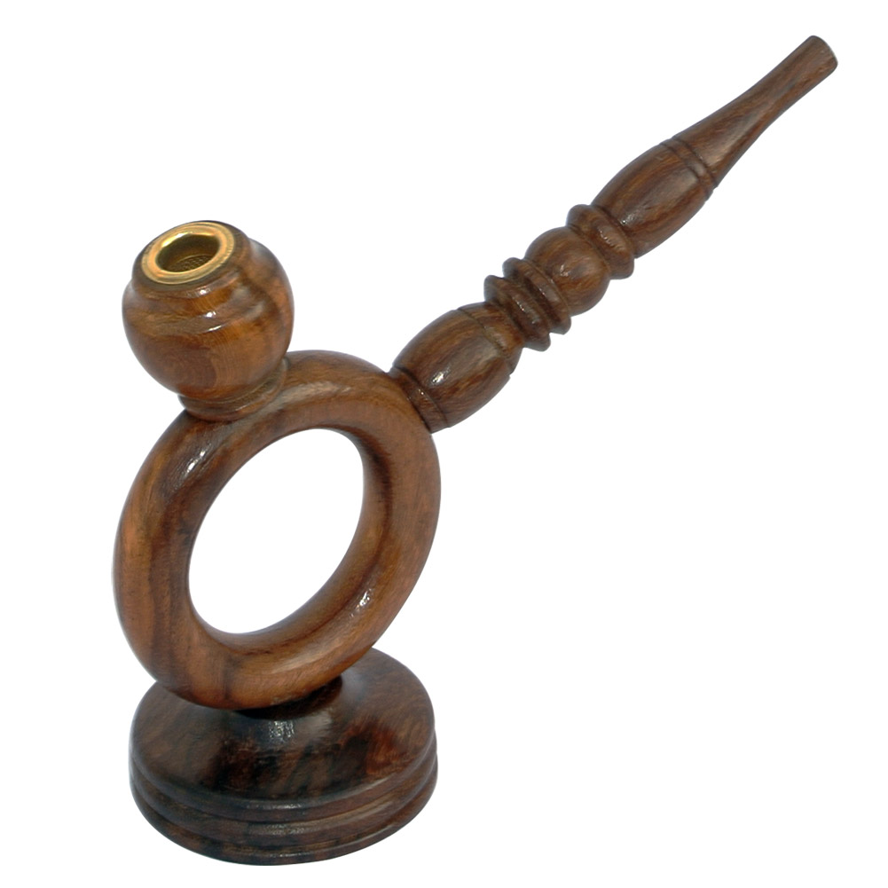 0465 Wooden House Sparrow Tobacco Pipe-img-0