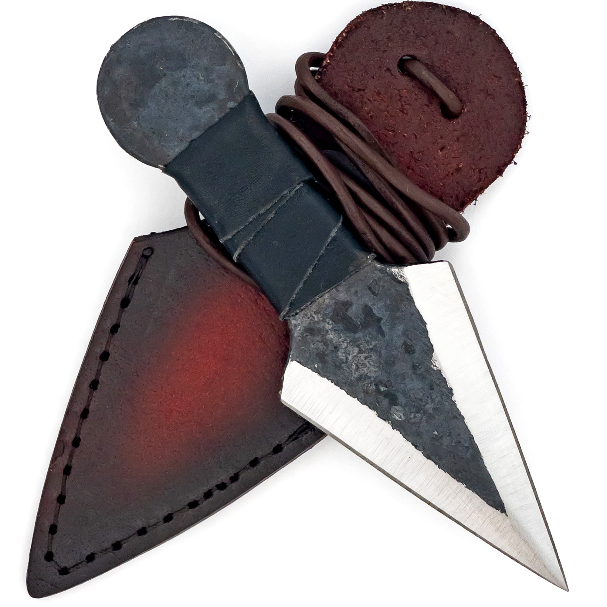 2810 Omnipotent Stars High Carbon Steel Medieval Style Throwing Neck Knife-img-1