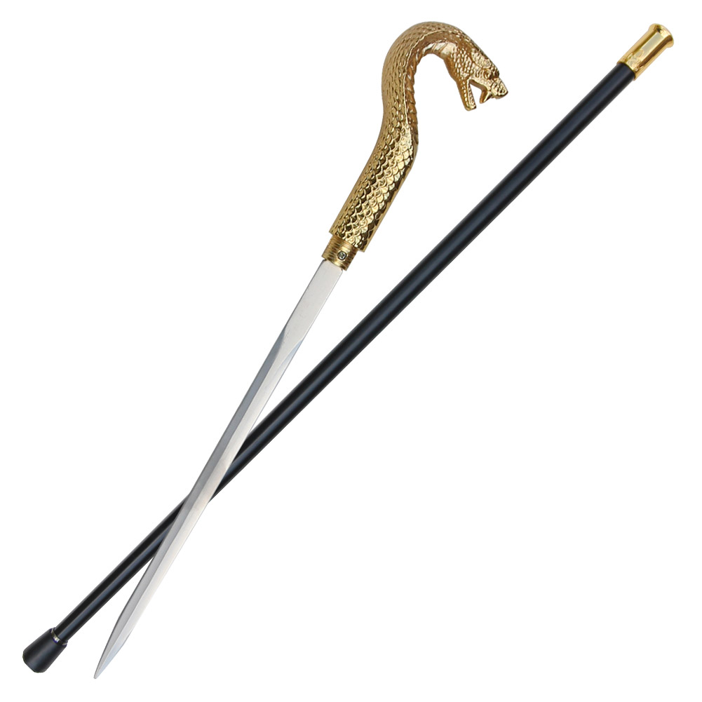 906G Golden Pharaoh King Cobra Sword Cane-img-6