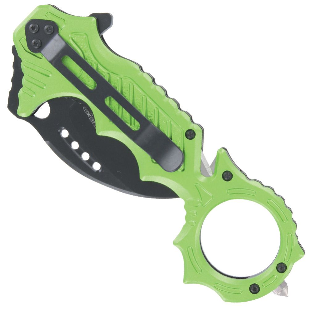 1151 Bleed Out Force Traction Emergency Spring Assist Karambit-img-2