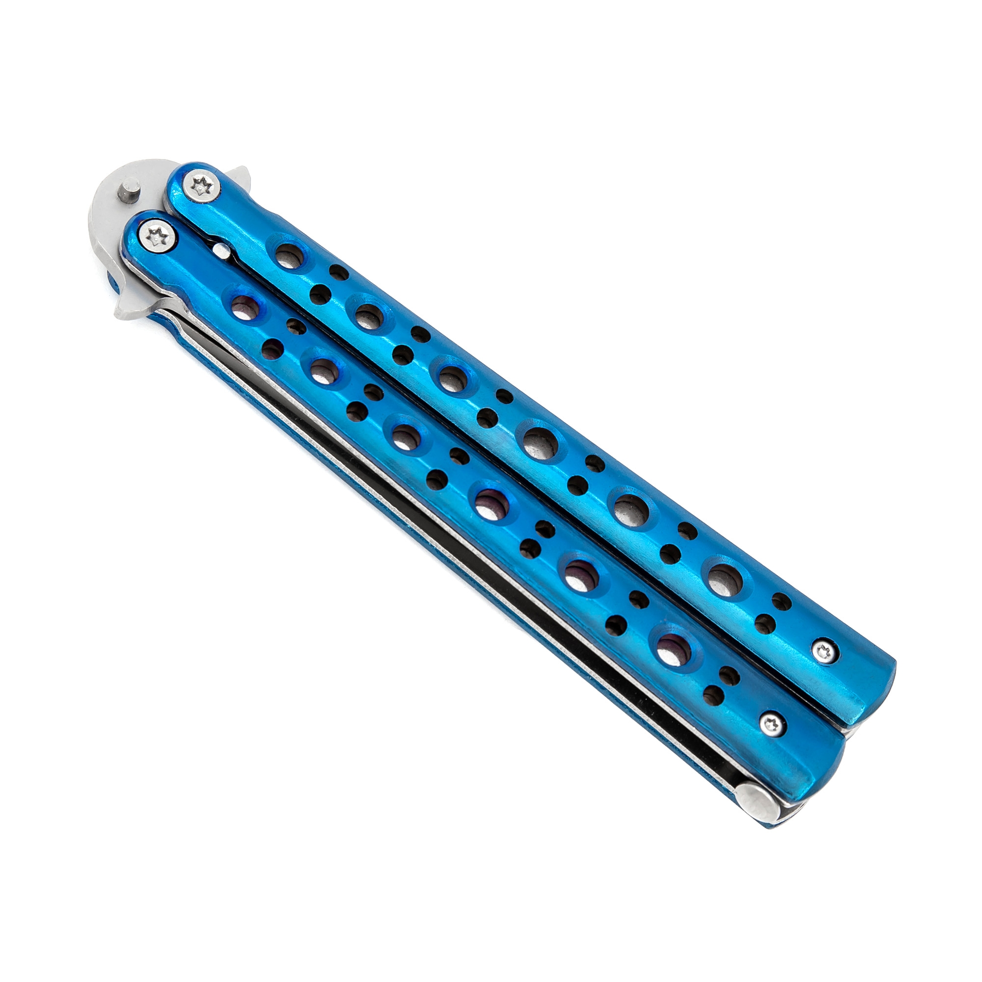 2491 Electric Fault Balisong Clip Point Butterfly Knife Flipper-img-3