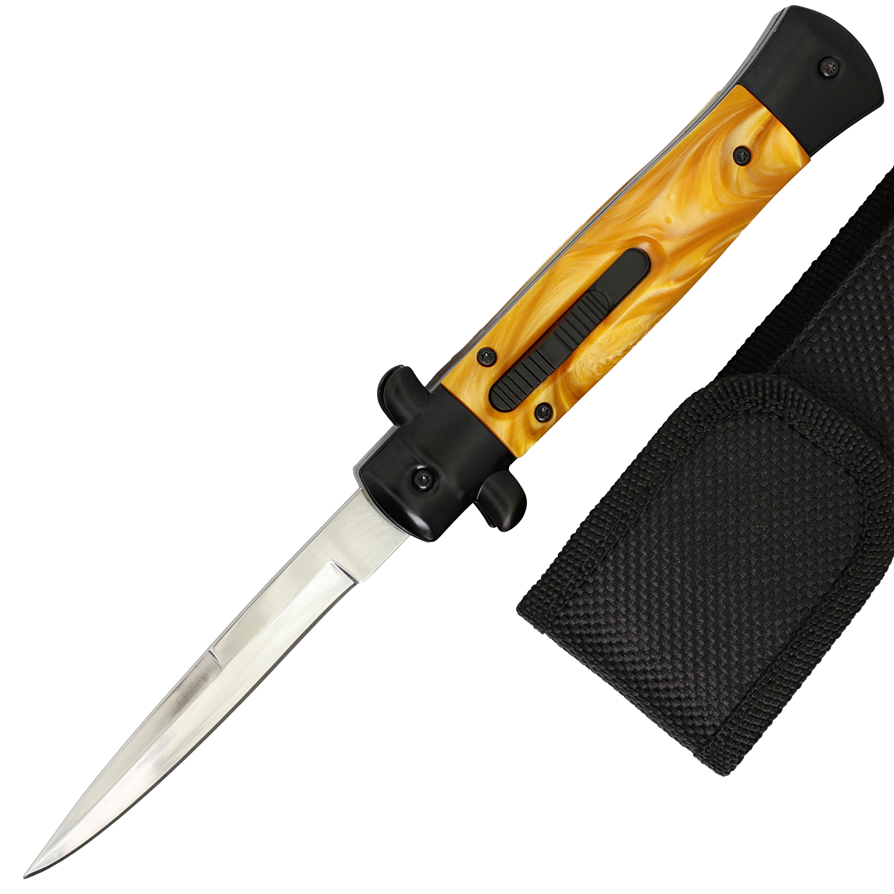 2752 Molten Aura Automatic Out the Front Stiletto Style OTF Knife-img-1