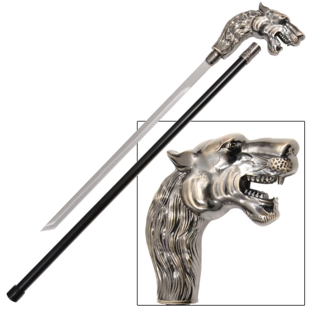 1695 Queen of the Jungle Lioness Walking Cane-img-2