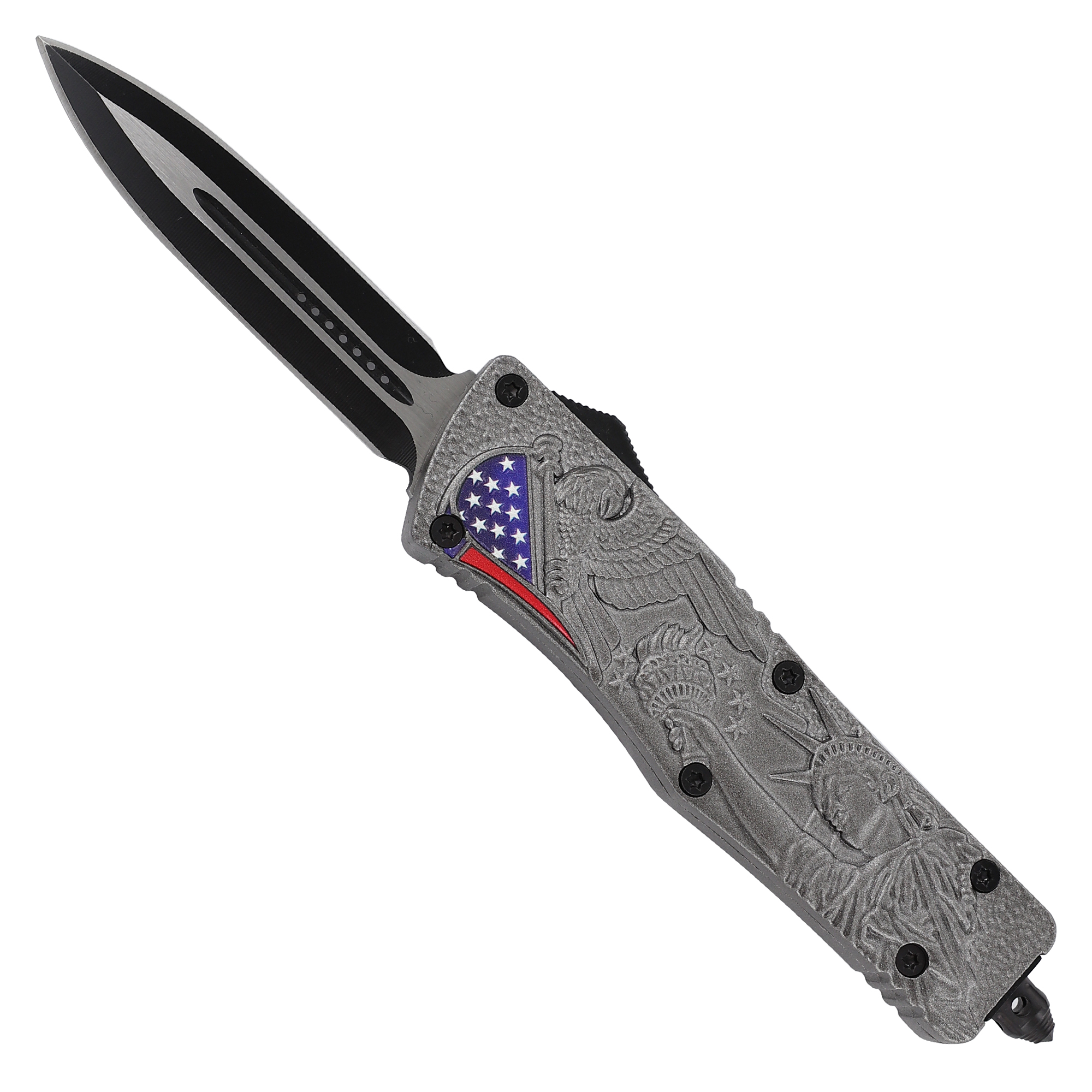 5USA Dual Action American Pride OTF Knife-img-0