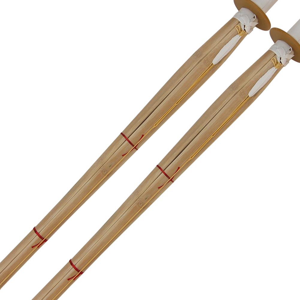 2PCS Dual Kendo Shinai Bamboo Practice Katana Set-img-2