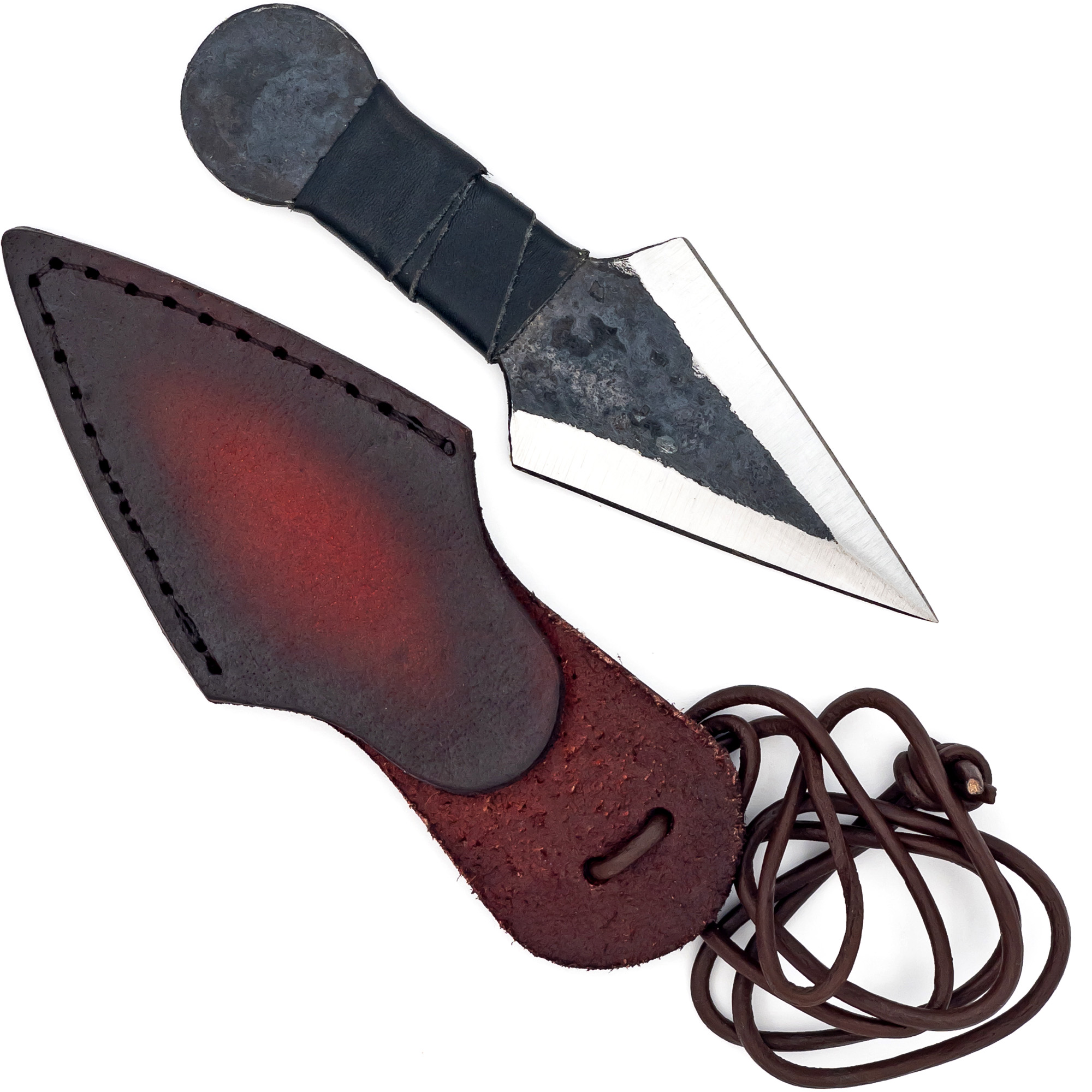 2810 Omnipotent Stars High Carbon Steel Medieval Style Throwing Neck Knife-img-5